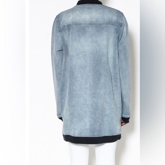Emory Park size medium VINTAGE oversized denim jacket with front snap closure - Picture 4 of 15